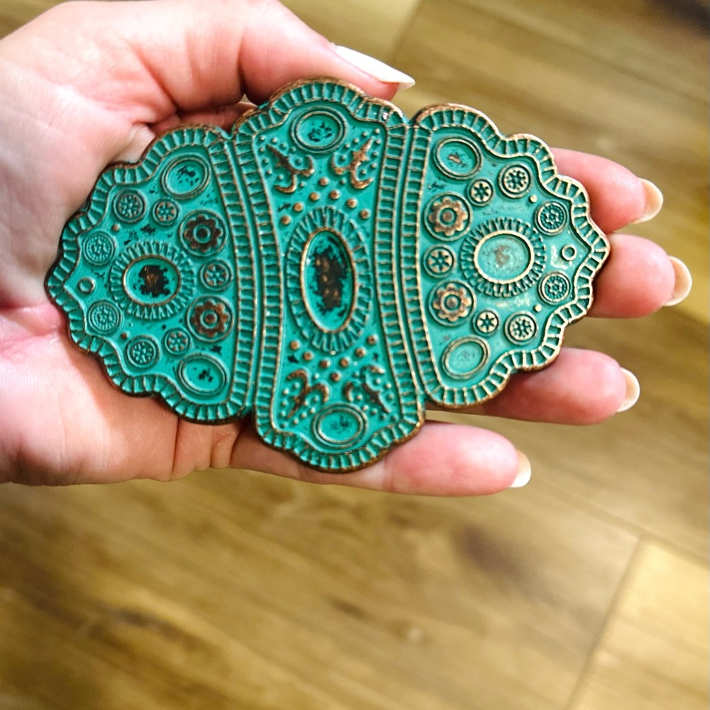 Turquoise Belt Buckle